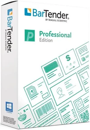 BarTender Professional - Application + 2 Printers Annual Subscription (Includes Standard MSA)