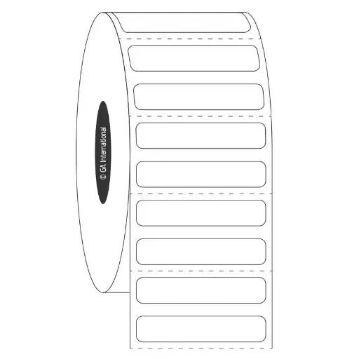 [FJT-169C1-4WH] Permanent Deep-Freeze Labels for Thermal-Transfer Printers – 1.25″ x 0.25″ #FJT-169
