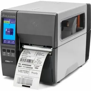 [ZT23143-T0P00CFZ] TT Printer ZT231R; 4", 300 dpi, Thermal Transfer, Tear, UK/AU/JP/EU Cords, USB, Serial, Ethernet, BTLE, USB Host, RFID (Global except US/Canada/Japan), EZPL