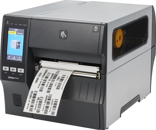 [ZT42162-T0P0000Z] TT Printer ZT421; 6", 203 dpi, UK/AU/JP/EU Cords, Serial, USB, 10/100 Ethernet, Bluetooth 4.1/MFi, USB Host, EZPL